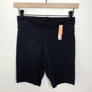 5/$25 black high waisted biker shorts